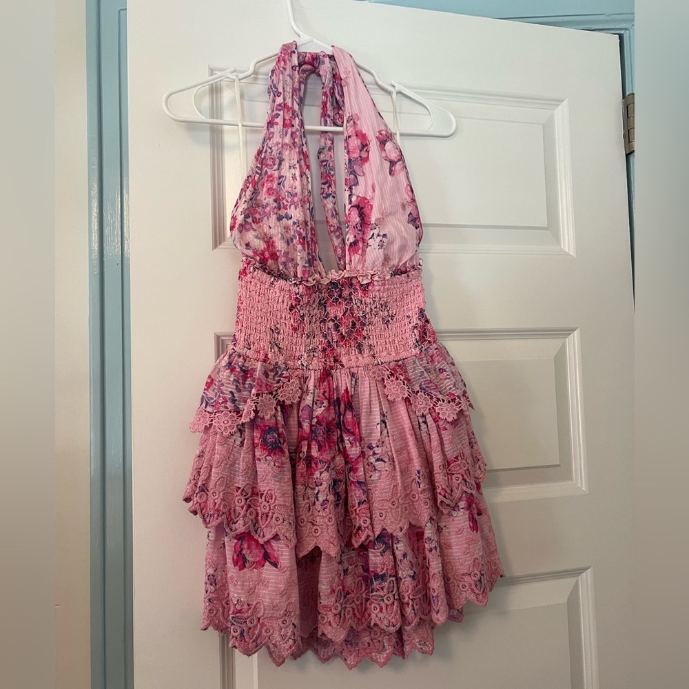 Love Shack Fancy Halter Dress